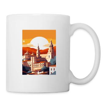 Toledo Spain Vintage Travel Poster WPA Souvenir - Mug - white - Right