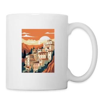 Cuenca Spain Vintage Travel Poster WPA Souvenir - Mug - white - Right