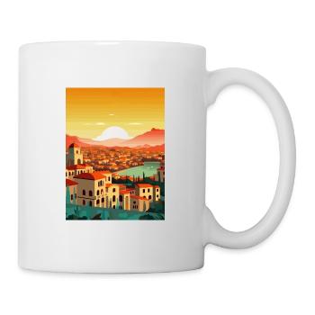 Granada Spain Vintage Travel Poster WPA Souvenir - Mug - white - Right