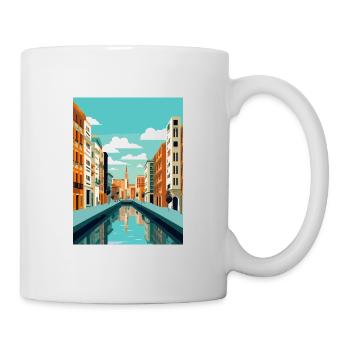 Bilbao Spanien Vintage Reiseposter WPA Souvenir - Tasse - Weiß - Rechts