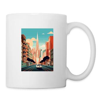 Buenos Aires Argentine Vintage voyage affiche WPA - Mug blanc - blanc - Droite