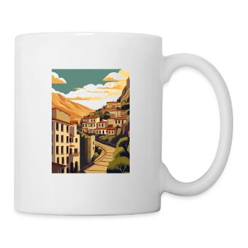 Cuenca Spain Vintage Travel Poster WPA Souvenir - Mug - white - Right
