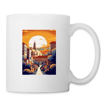 Toledo Spain Vintage Travel Poster WPA Souvenir - Mug - white - Right