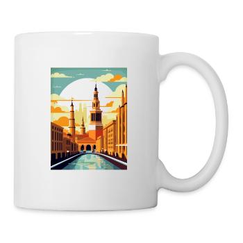 Saragosse Espagne Vintage voyage affiche WPA Souvenir - Mug blanc - blanc - Droite