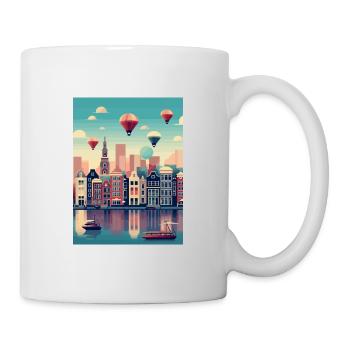 Amsterdam Netherlands Vintage Travel Poster WPA - Mug - white - Right