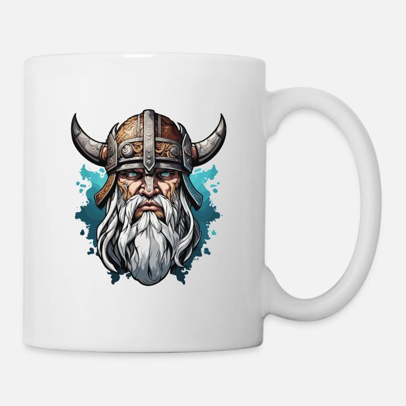 Wikinger / Thor / Odin / nordisch / keltisch - Tasse - Weiß