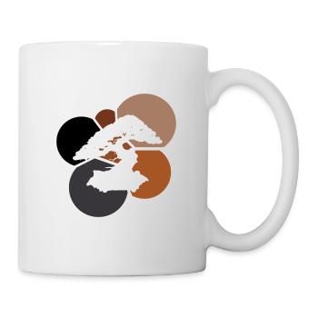 Bäume Japanische Kunst Wachsen - Tasse - Weiß - Rechts