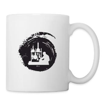 Molekül DNA Biochemie - Tasse - Weiß - Rechts