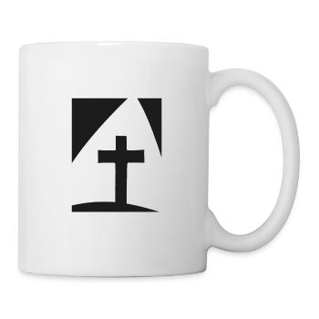 Kreuz Christlich Bibel - Tasse - Weiß - Rechts