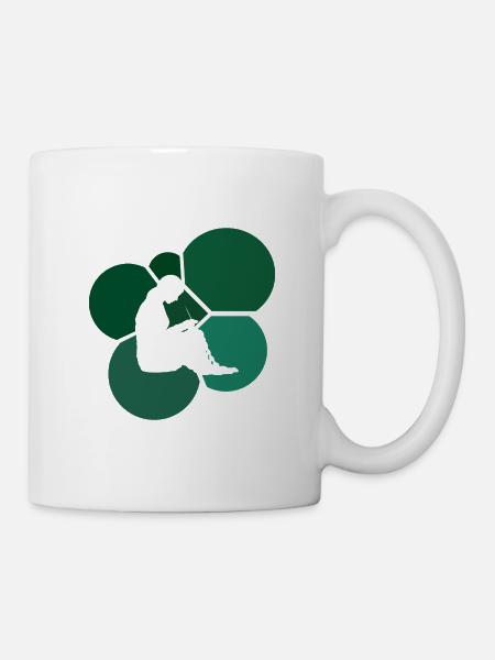 Häkeln Faden Stricken - Tasse - Weiß