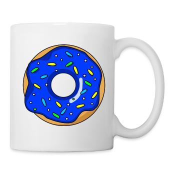Donut - Tasse - Weiß - Rechts