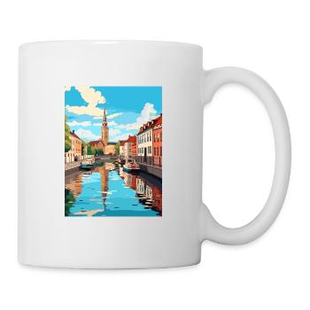 Turku Finland Vintage Travel Poster WPA Souvenir - Mug - white - Right