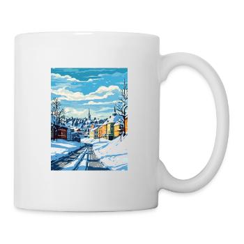 Lahti Finland Vintage Travel Poster WPA Souvenir - Mug - white - Right