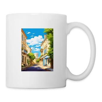 La Rochelle France Vintage Travel Poster Souvenir - Mug - white - Right