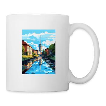 Turku Finland Vintage Travel Poster WPA Souvenir - Mug - white - Right