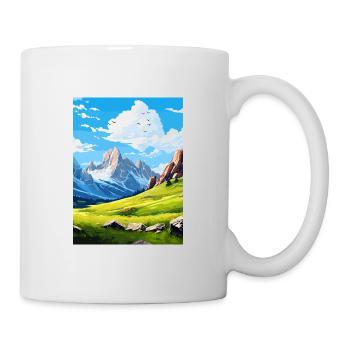 Picos De Europa National Park Travel Poster - Mug - white - Right