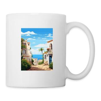 Almeria Spanien Vintage Reiseposter WPA Souvenir - Tasse - Weiß - Rechts