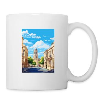 Nîmes France affiche de voyage vintage WPA Souvenir - Mug blanc - blanc - Droite
