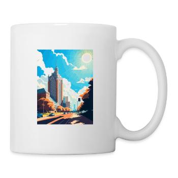 Katowice Poland Vintage Travel Poster WPA Souvenir - Mug - white - Right