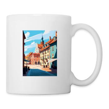 Olsztyn Poland Vintage Travel Poster WPA Souvenir - Mug - white - Right
