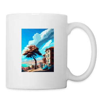 Diyarbakır Turkey Vintage Travel Poster Souvenir - Mug - white - Right