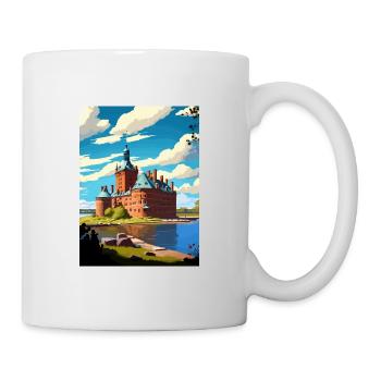 Kalmar Schweden Vintage Reiseposter WPA Souvenir - Tasse - Weiß - Rechts