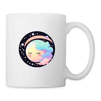 Moon Landscape Illustration - Mug - white - Right