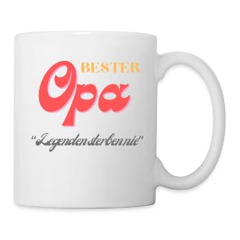 Bester opa - Tasse - Weiß - Rechts