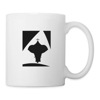 Elephant Circus Acrobatics - Mug - white - Right