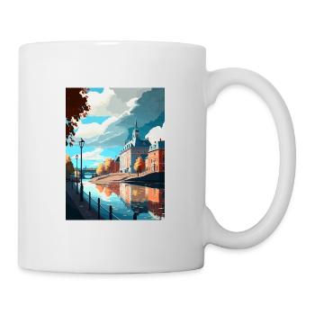 Karlstad Sweden Vintage Travel Poster WPA Souvenir - Mug - white - Right