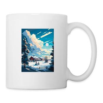 Kiruna Sweden Vintage Travel Poster WPA Souvenir - Mug - white - Right