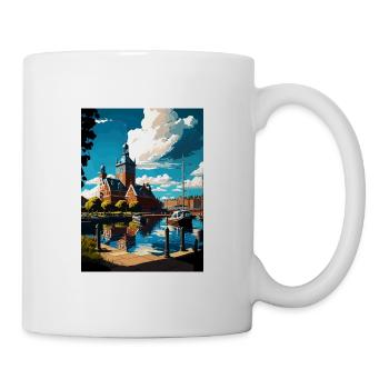 Helsingborg Schweden Vintage Reiseposter Souvenir - Tasse - Weiß - Rechts