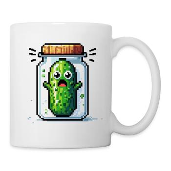 Concombres drôles - Mariner et rire - Mug blanc - blanc - Droite