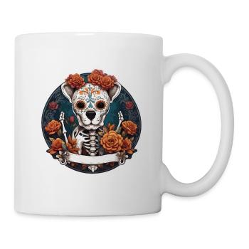 La Catrina/ Tattoo / Mexico / Animal / Dog - Mug - white - Right