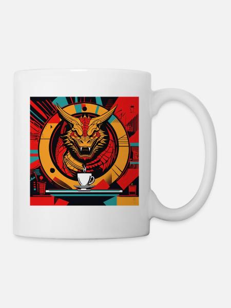 Dragon Cuppa - Mug - white