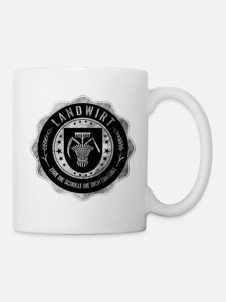 Farmer, Guild, Coat of Arms - Mug - white