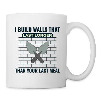 Bricklayer Masonry Construction Job Wall Builder - Mug - white - Right