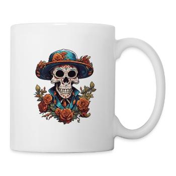 La Catrina/ Tattoo / Mexico / Animal / Monkey - Mug - white - Right
