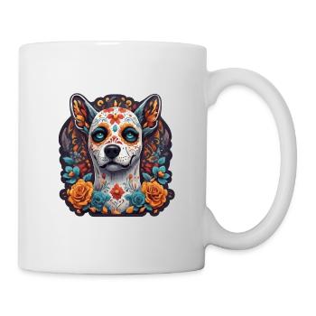 La Catrina/ Tattoo / Mexico / Animal / Dog - Mug - white - Right