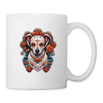 La Catrina/ Tattoo / Mexico / Animal / Dog - Mug - white - Right
