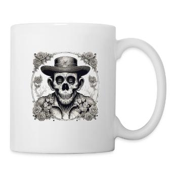 La Catrina/ Tattoo / Mexico / Animal / Monkey - Mug - white - Right