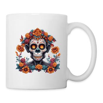 La Catrina/ Tattoo / Mexico / Animal / Monkey - Mug - white - Right