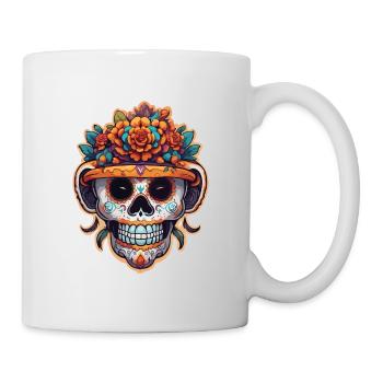 La Catrina/ Tattoo / Mexico / Animal / Monkey - Mug - white - Right