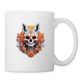 La Catrina/ Tattoo / Mexico / Animal / Dog - Mug - white - Right