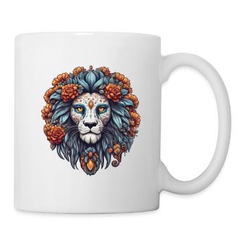 La Catrina / Tattoo / Mexico / Animal / Lion - Mug - white - Right
