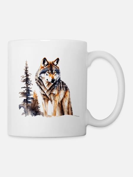 Wolf - Mug - white