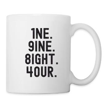 Millésime 1984 - Mug blanc - blanc - Droite