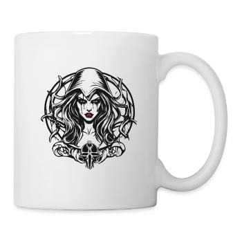 diabolical woman / blood / gothic / heavy metal - Mug - white - Right