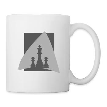 Échiquier Stratégie Pièces d’échecs - Mug blanc - blanc - Droite