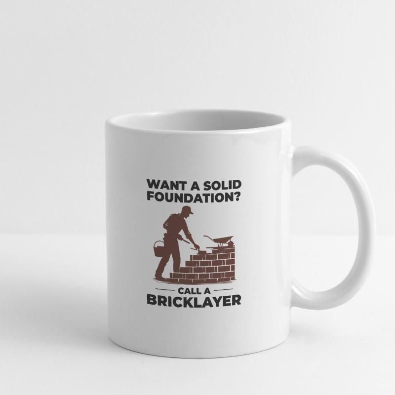 Bricklayer Brick Mason Masonry Brickwork Builder Mug